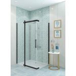 Душевой угол EVA GOLD JY053 Black 120х80 Душевой угол EVA GOLD JY053 Black 120х80. Фото